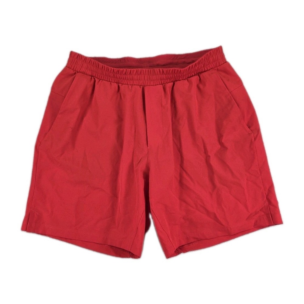 Lululemon Channel Cross Swim Shorts 7" Spicy Red Mens Large